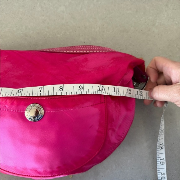 Rare Coach Y2K Fuchsia satin Shoulder Bag - Picture 15 of 16